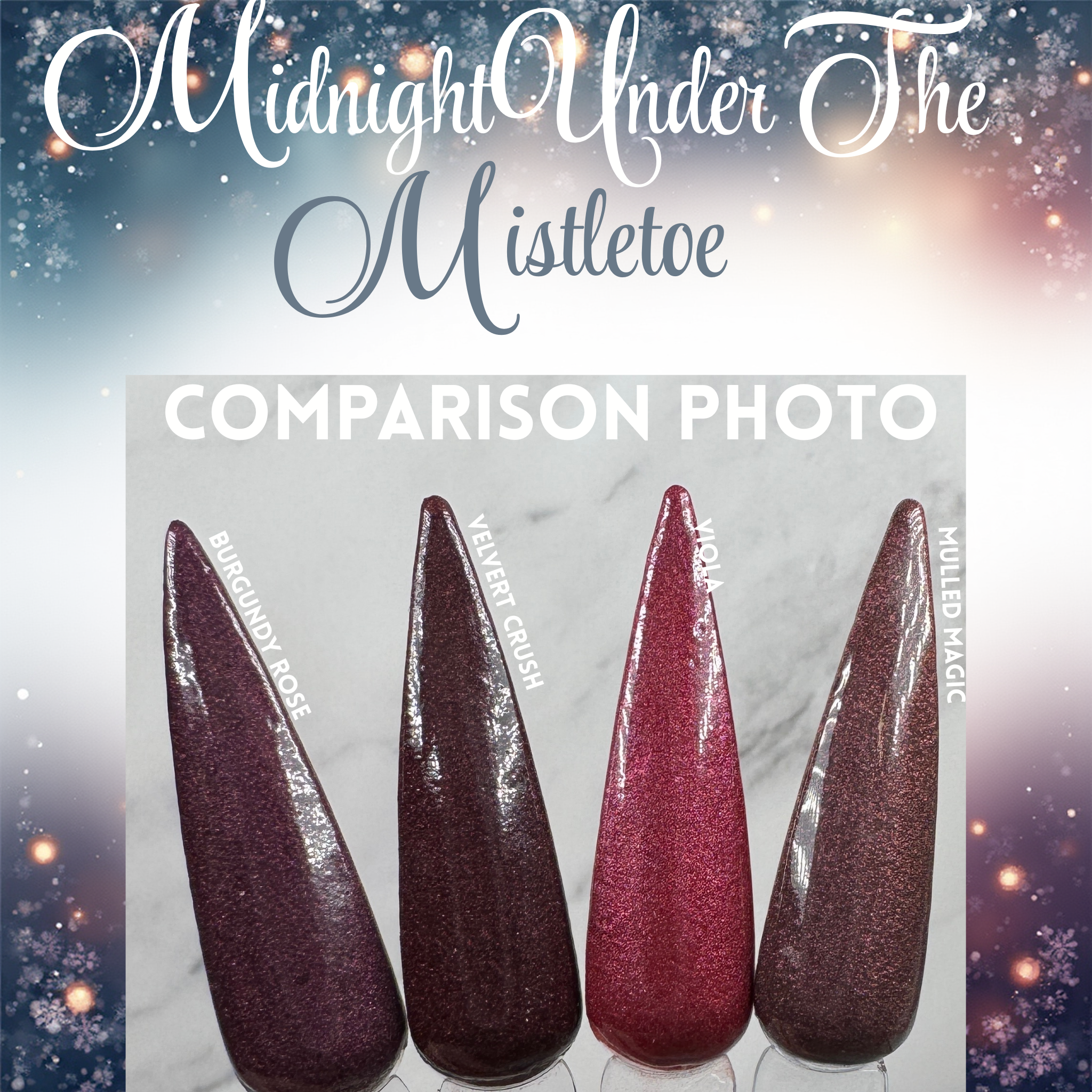 Midnight Under the Mistletoe Dip Collection (5 dips)