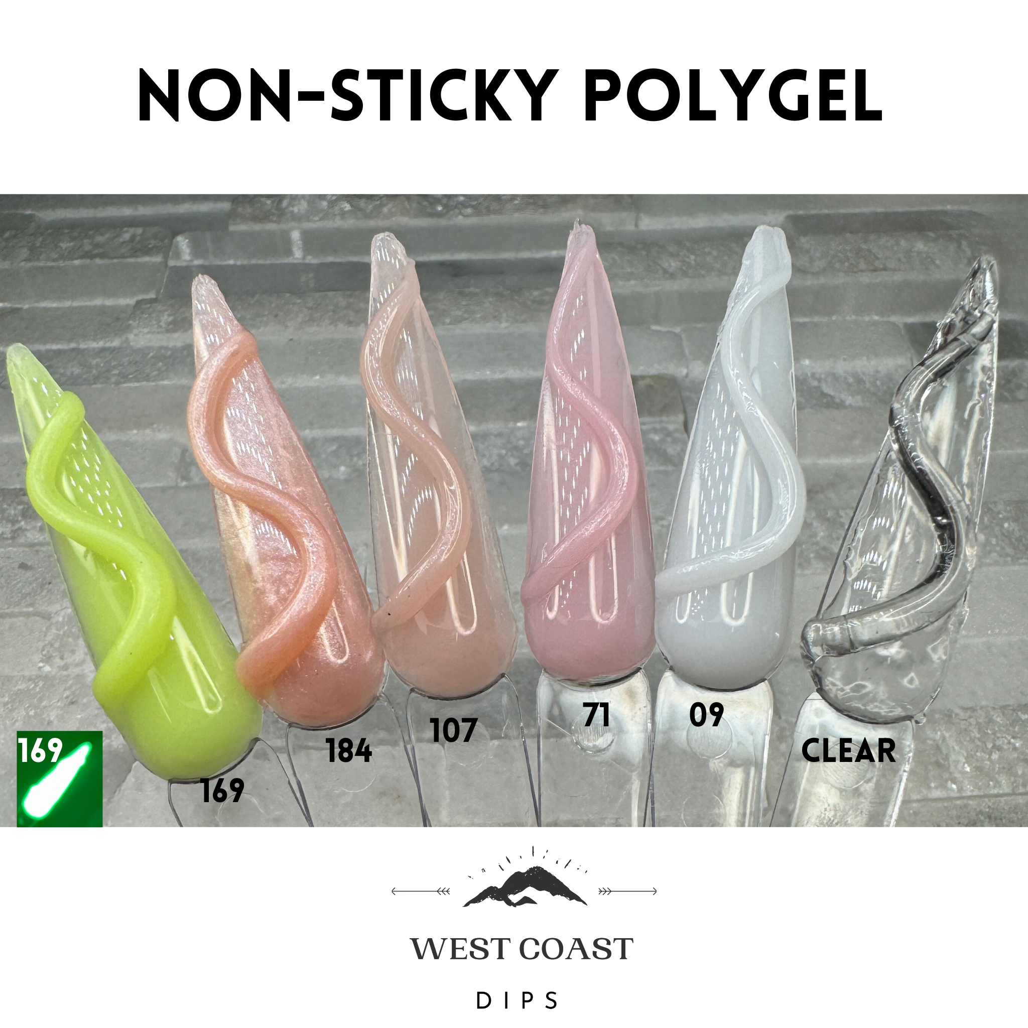 Non-Sticky Polygel