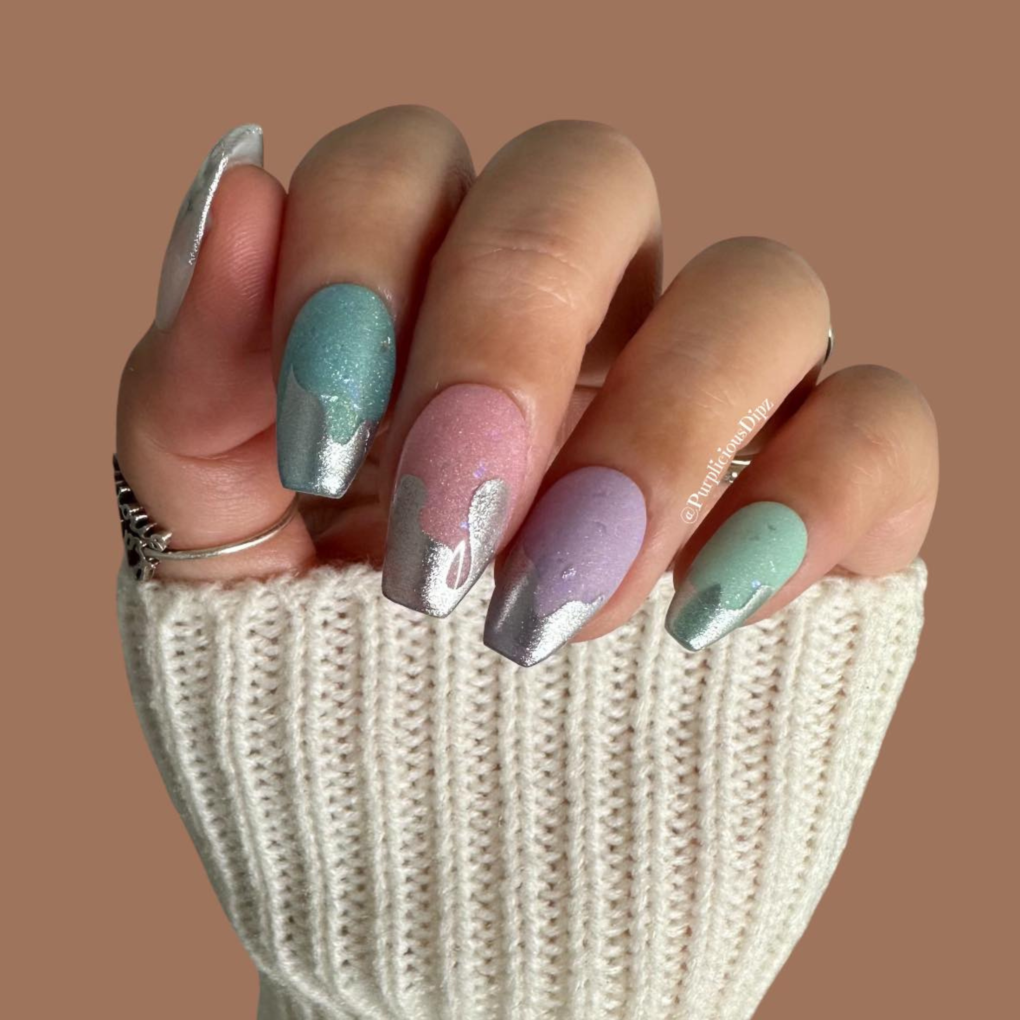 Purple Snowflake Dip