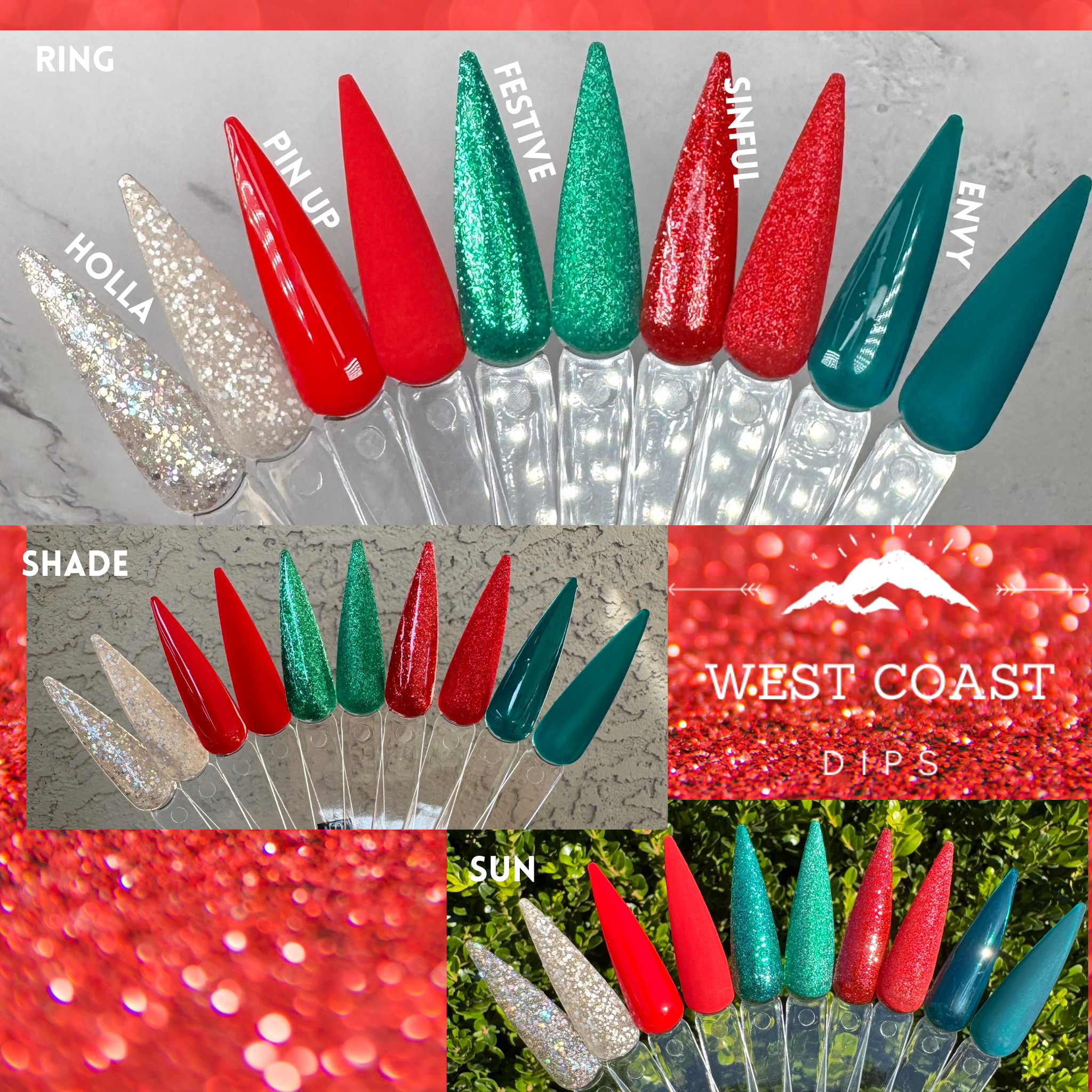 Decembers Home for the Holidays Gel Polish Collection 5-bottles