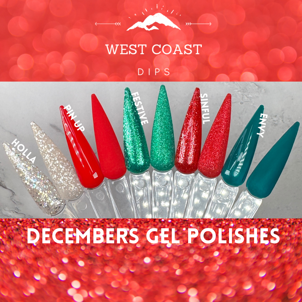 Decembers Home for the Holidays Gel Polish Collection 5-bottles