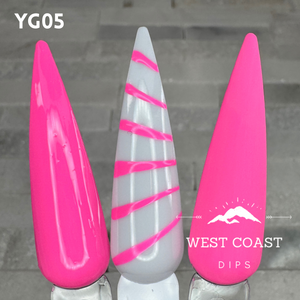 West Coast Dips Ultra Pigmented Fine Brush Nail Art Gel Liners