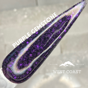 Purple Midnight Gemstone Dip Powder Duo