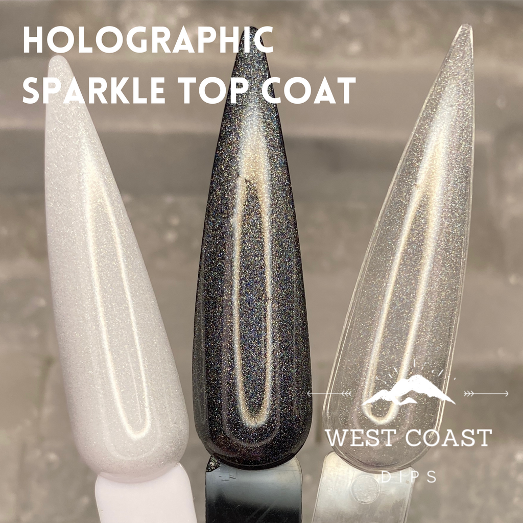 Holographic Sparkle Gel Top Coat