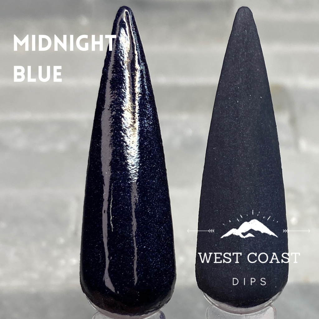 Midnight Blue Dip Powder