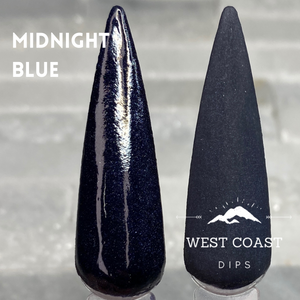 Midnight Blue Dip Powder