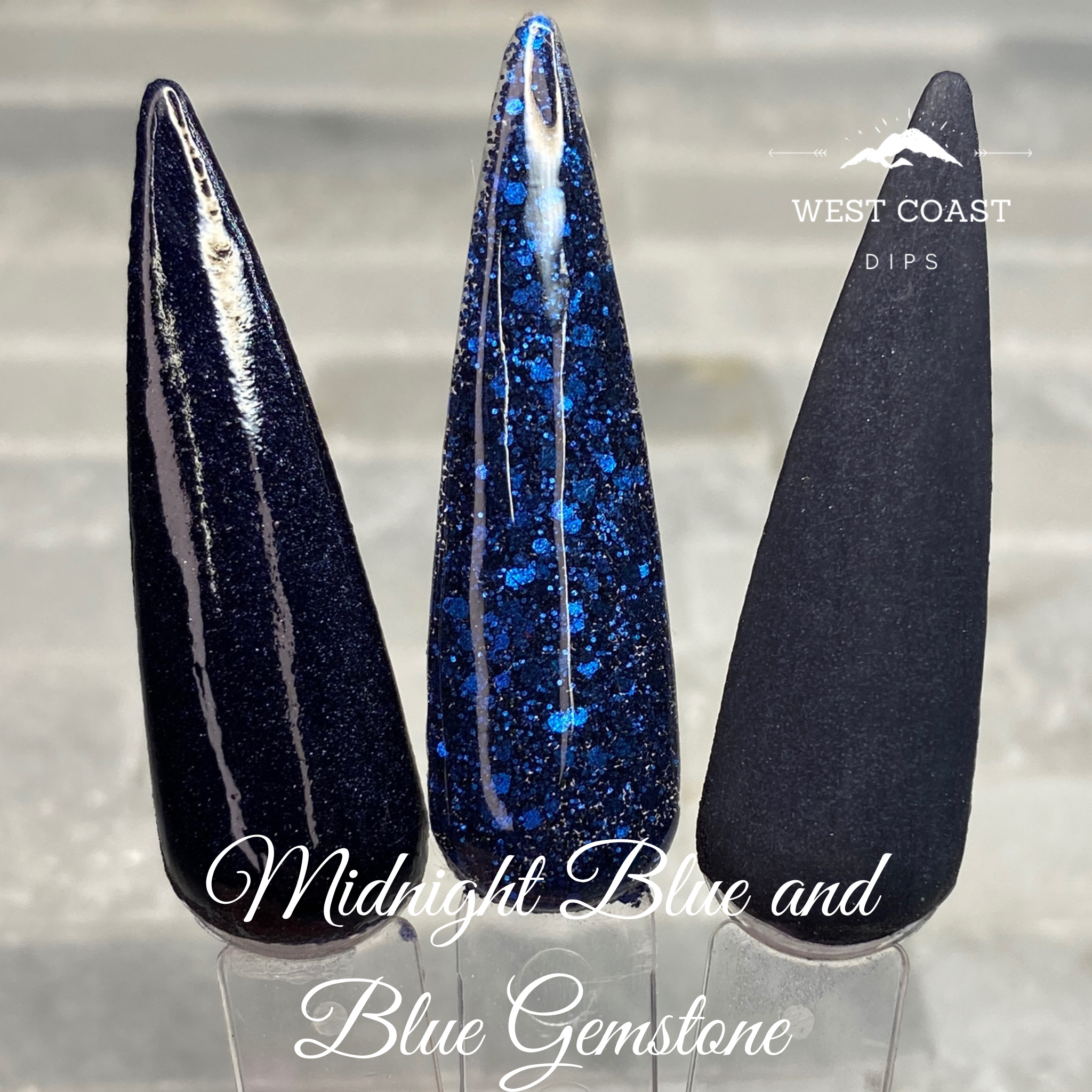 Midnight Blue Dip Powder