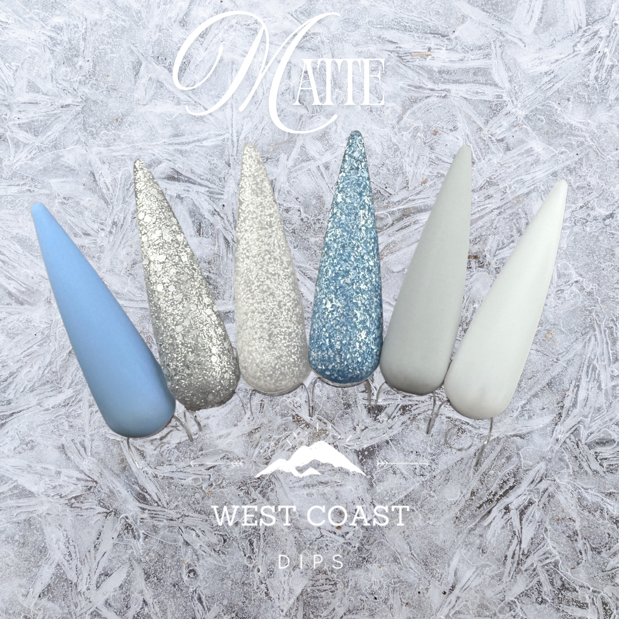 Novembers Frozen Gel Polish Collection-7 bottles