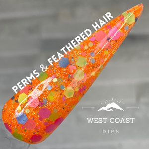 Perms & Feathered Hair Dip