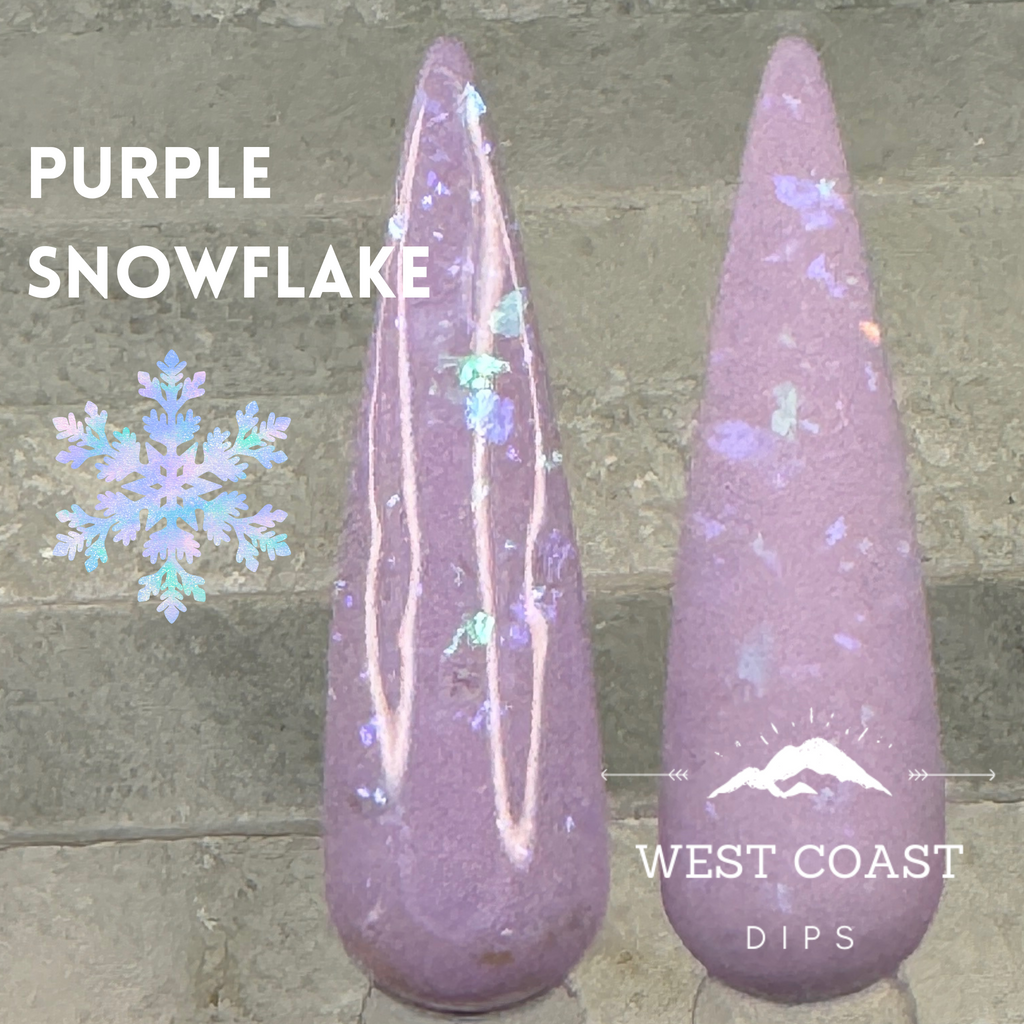 Purple Snowflake Dip
