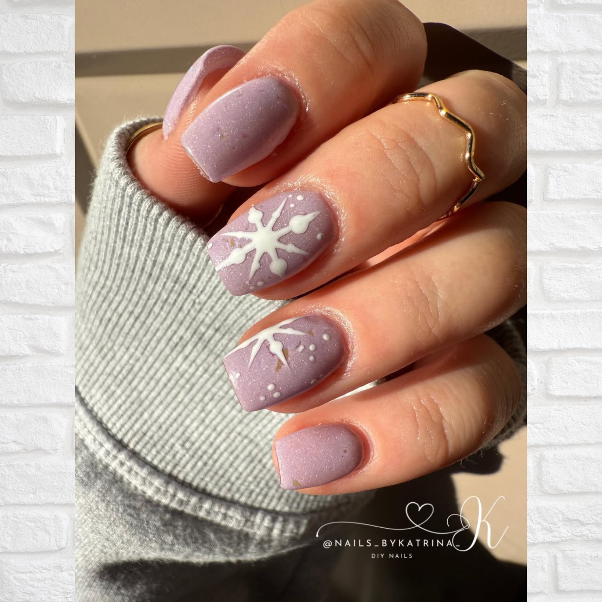 Purple Snowflake Dip