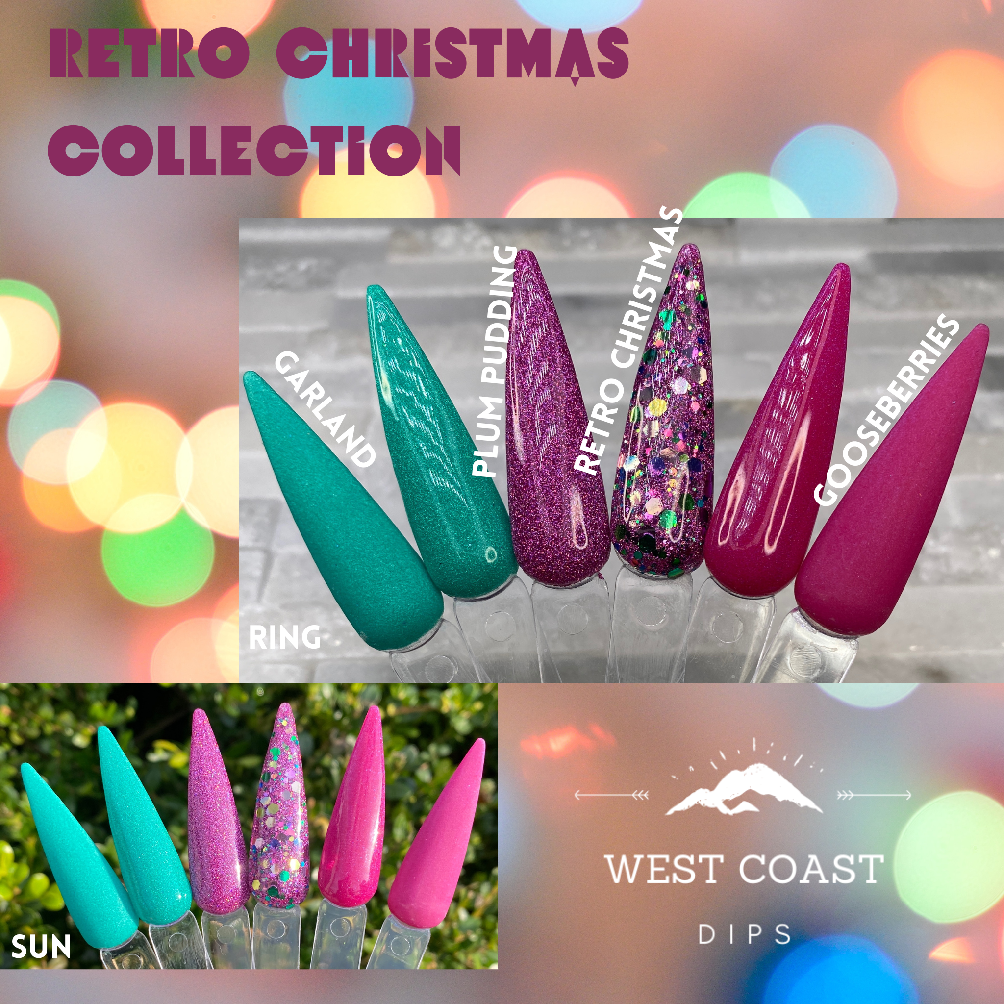 Retro Christmas Dip Collection (4 Dips)