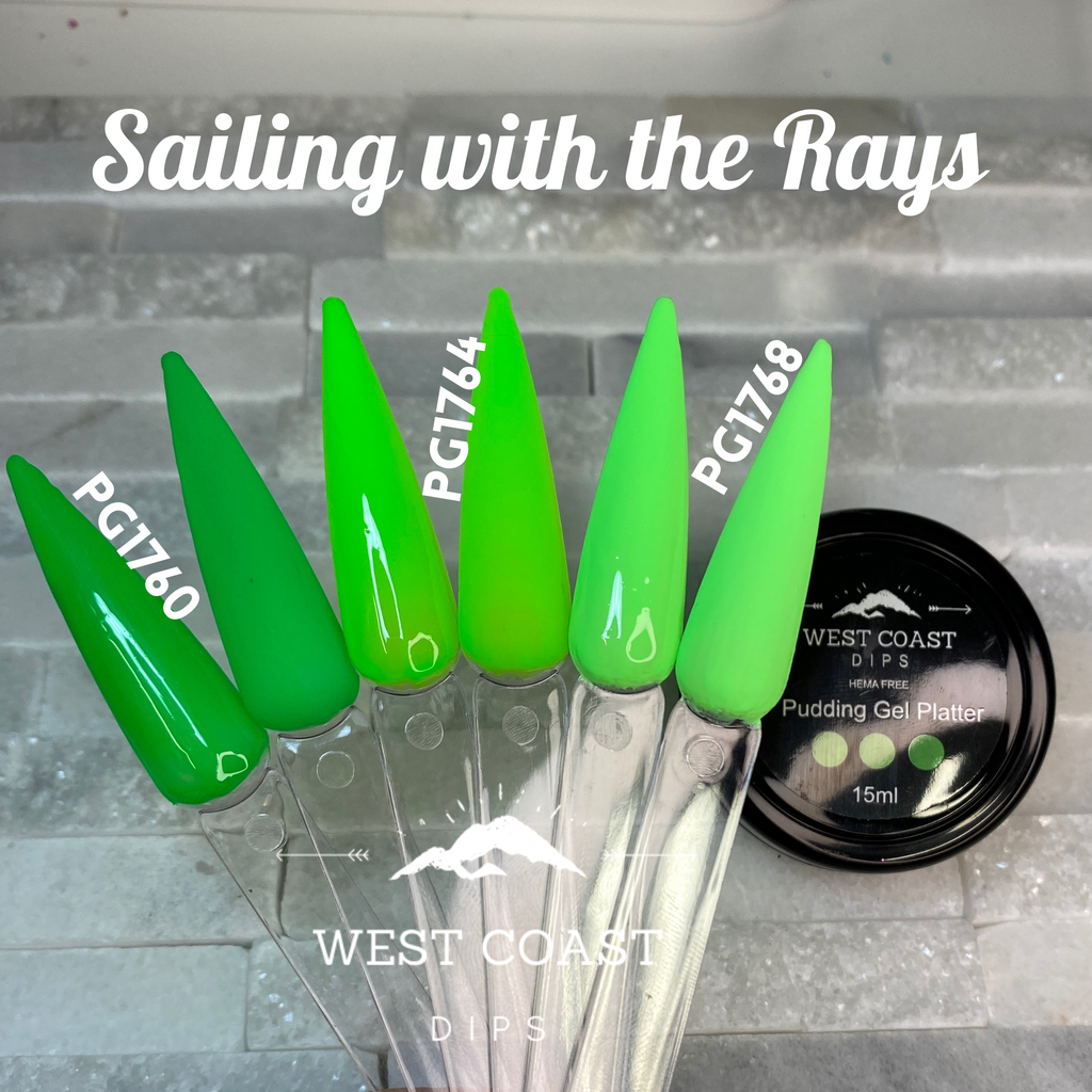 Sailing with the Rays Pudding Gel Trio