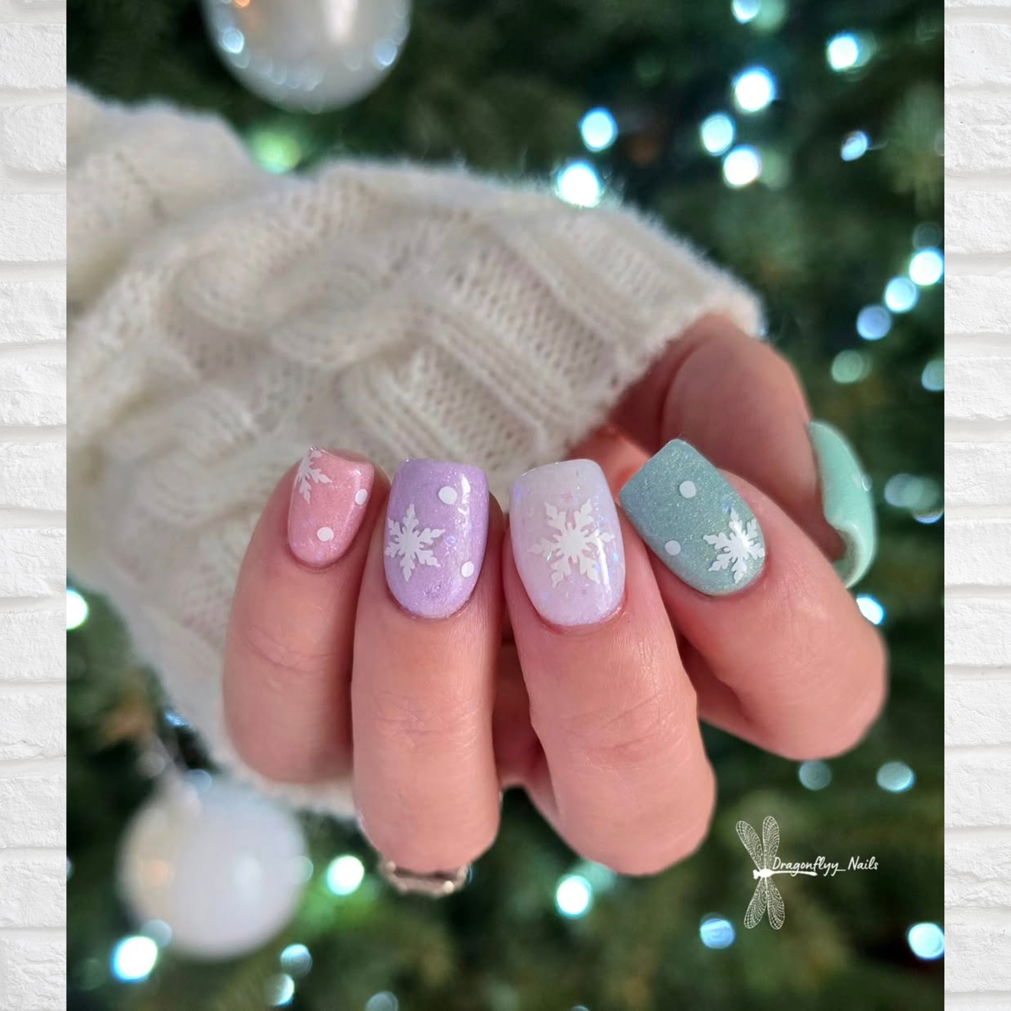 Purple Snowflake Dip