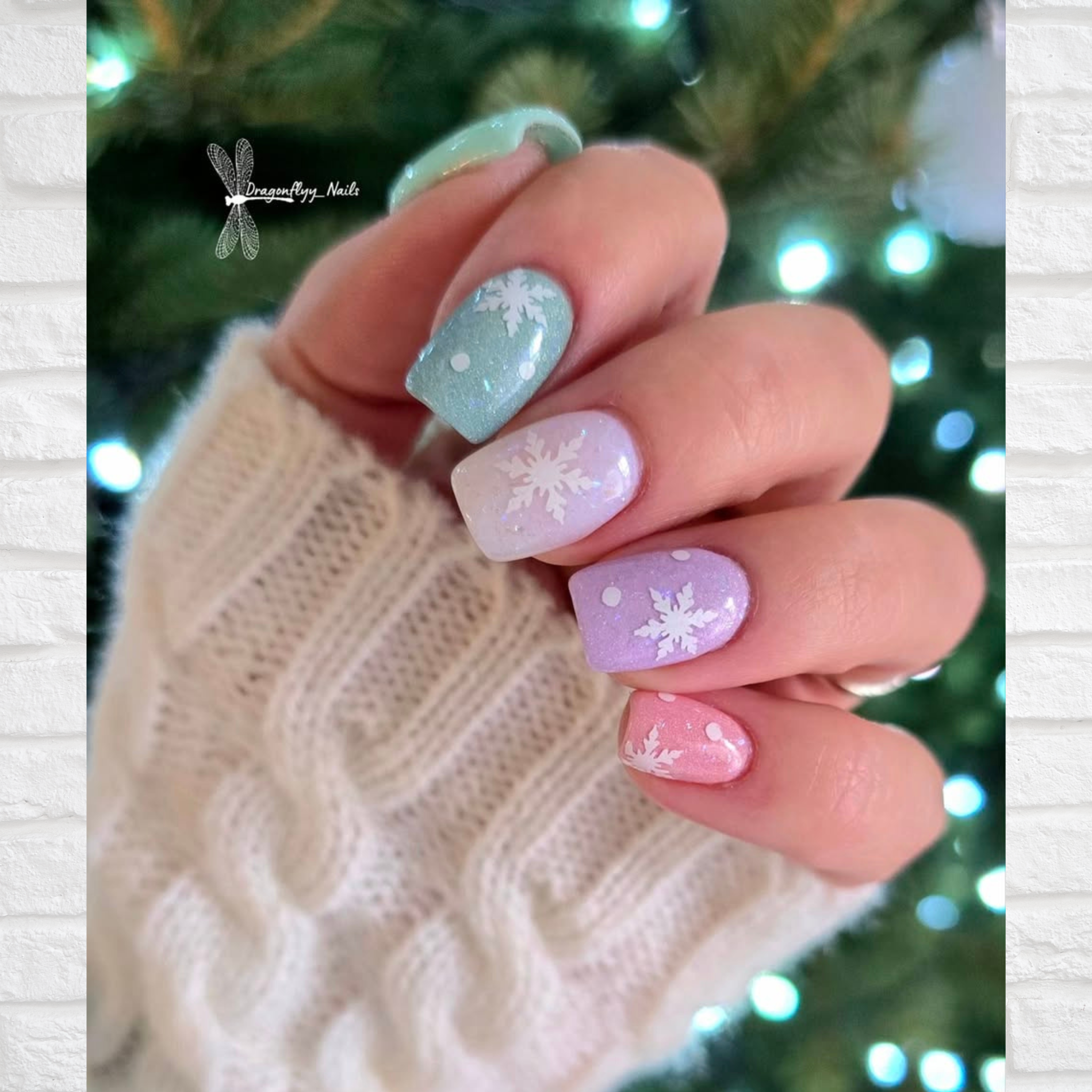 Purple Snowflake Dip