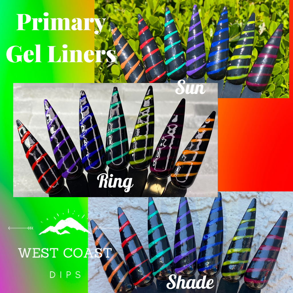 Primary Gel Liner Collection 7 Colours