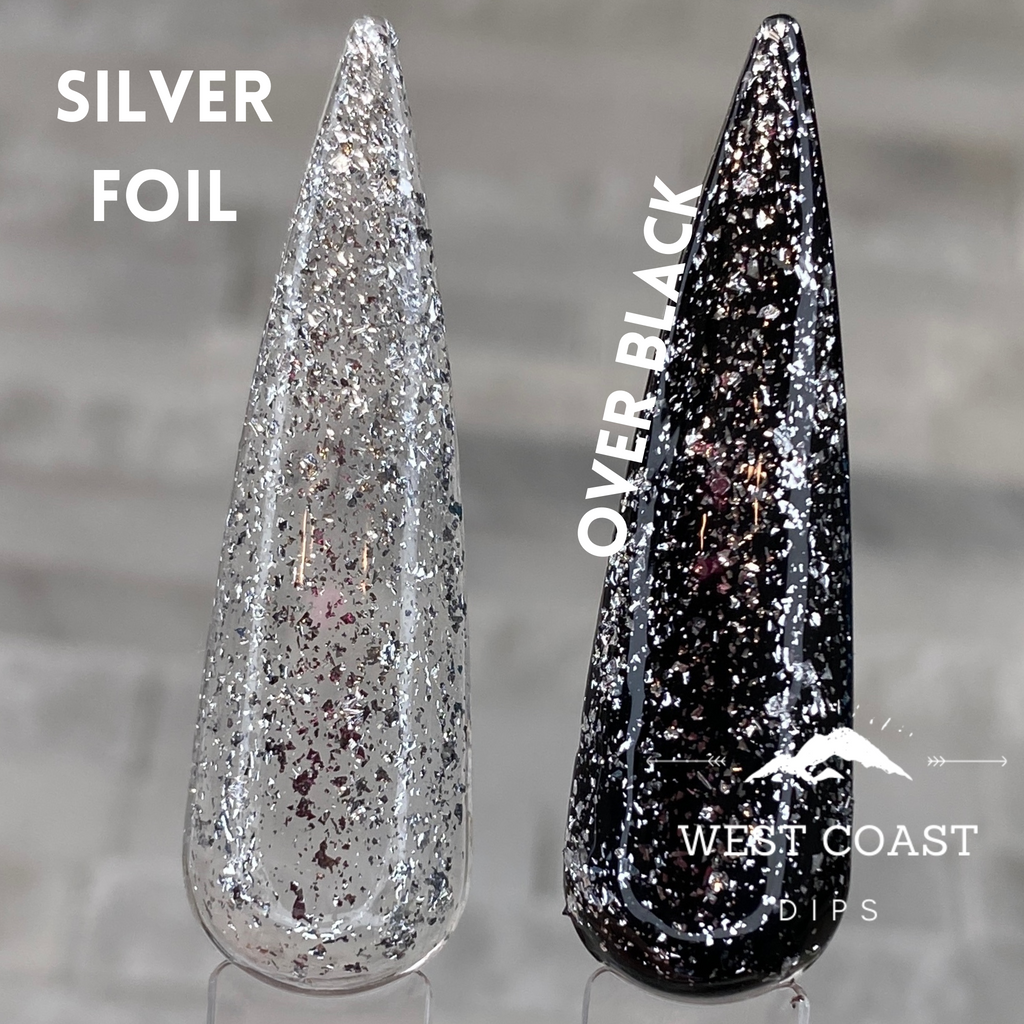 Silver Foil Gel Polish
